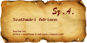 Szathmári Adrienn névjegykártya